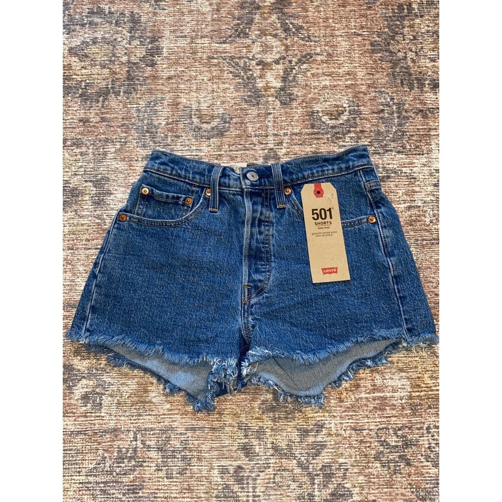 Levi's 501 high rise shorts Size 24